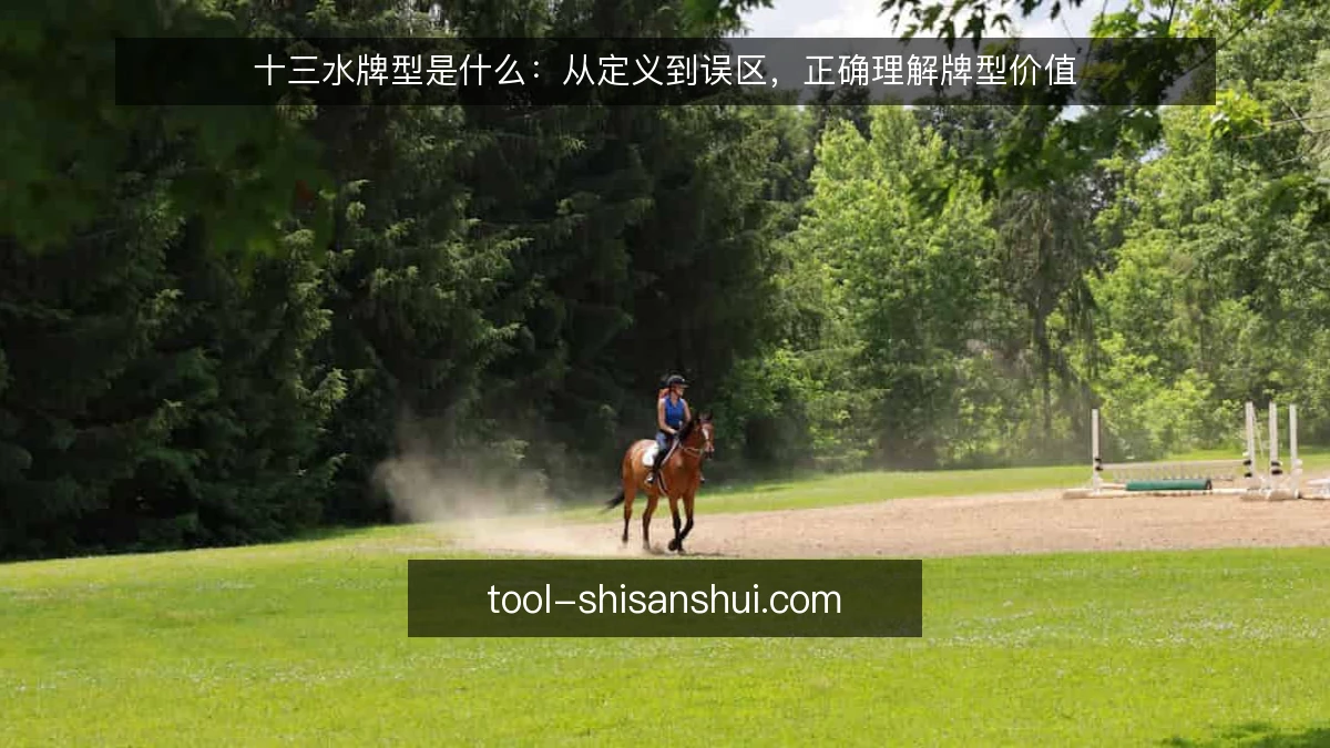 十三水牌型是什么:从定义到误区,正确理解牌型价值